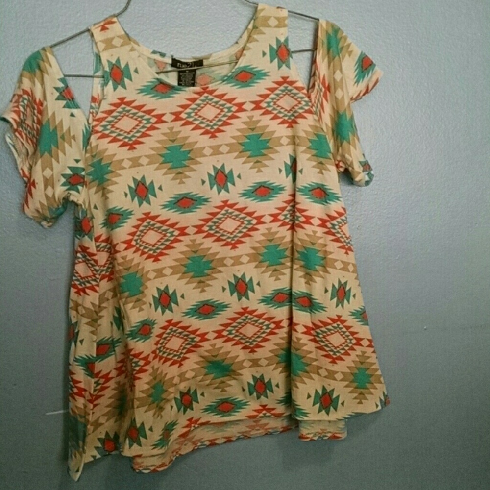 Women's cold shoulder blouse